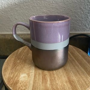 La Rochelle Ceramic Pottery Mug Purple Metallic